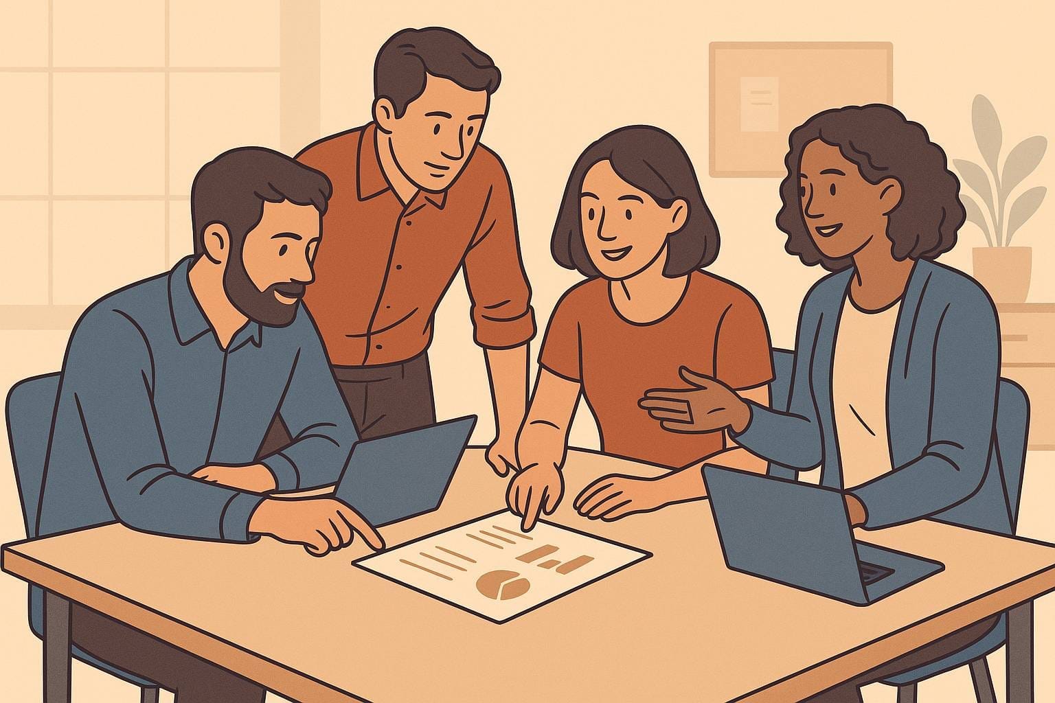 بيئة تعاونية لفريق المشروع - Agile Team Collaboration