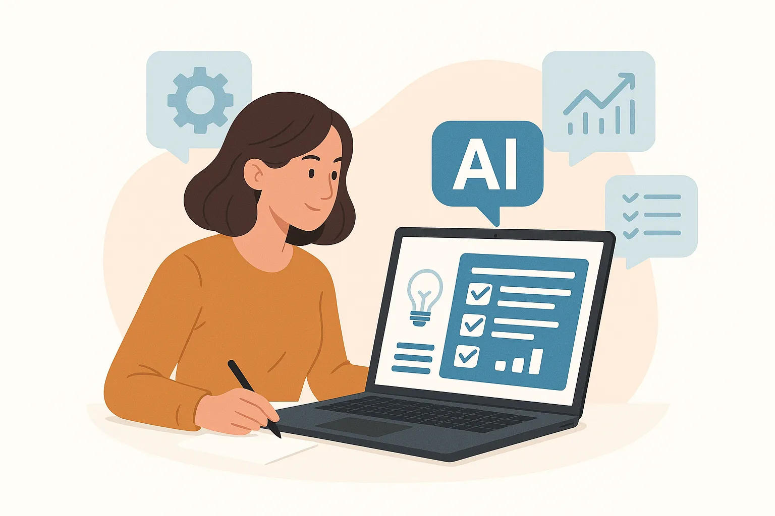 تلخيص اجتماعات المشاريع بالذكاء الاصطناعي