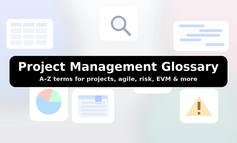 Project management glossary hero