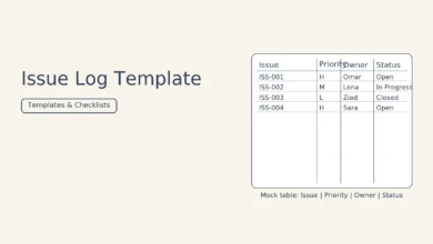 Issue log template 1600x900 1