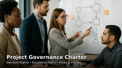 Project governance hero text