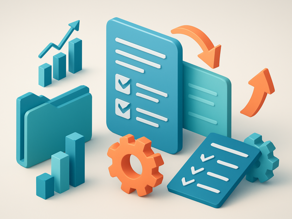 صورة توضيحية لقالب Change Request and Change Log