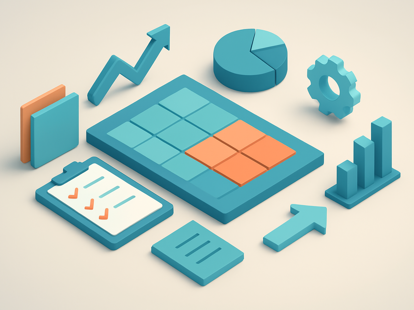 صورة توضيحية لقالب Risk Probability and Impact Matrix