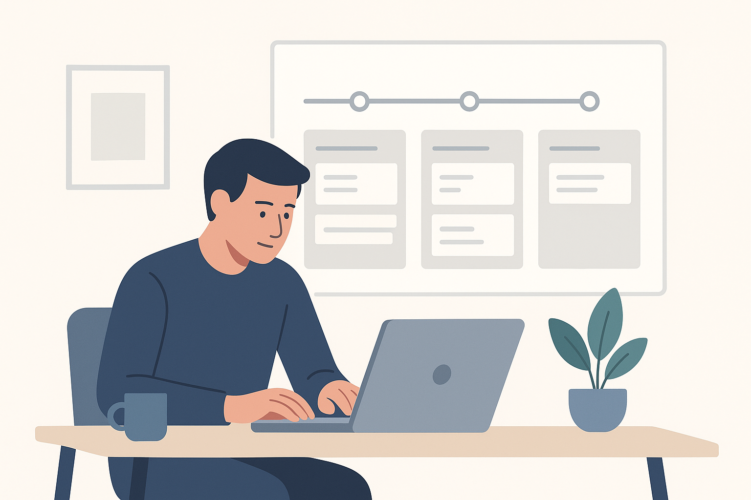 Solo project management minimum system featured