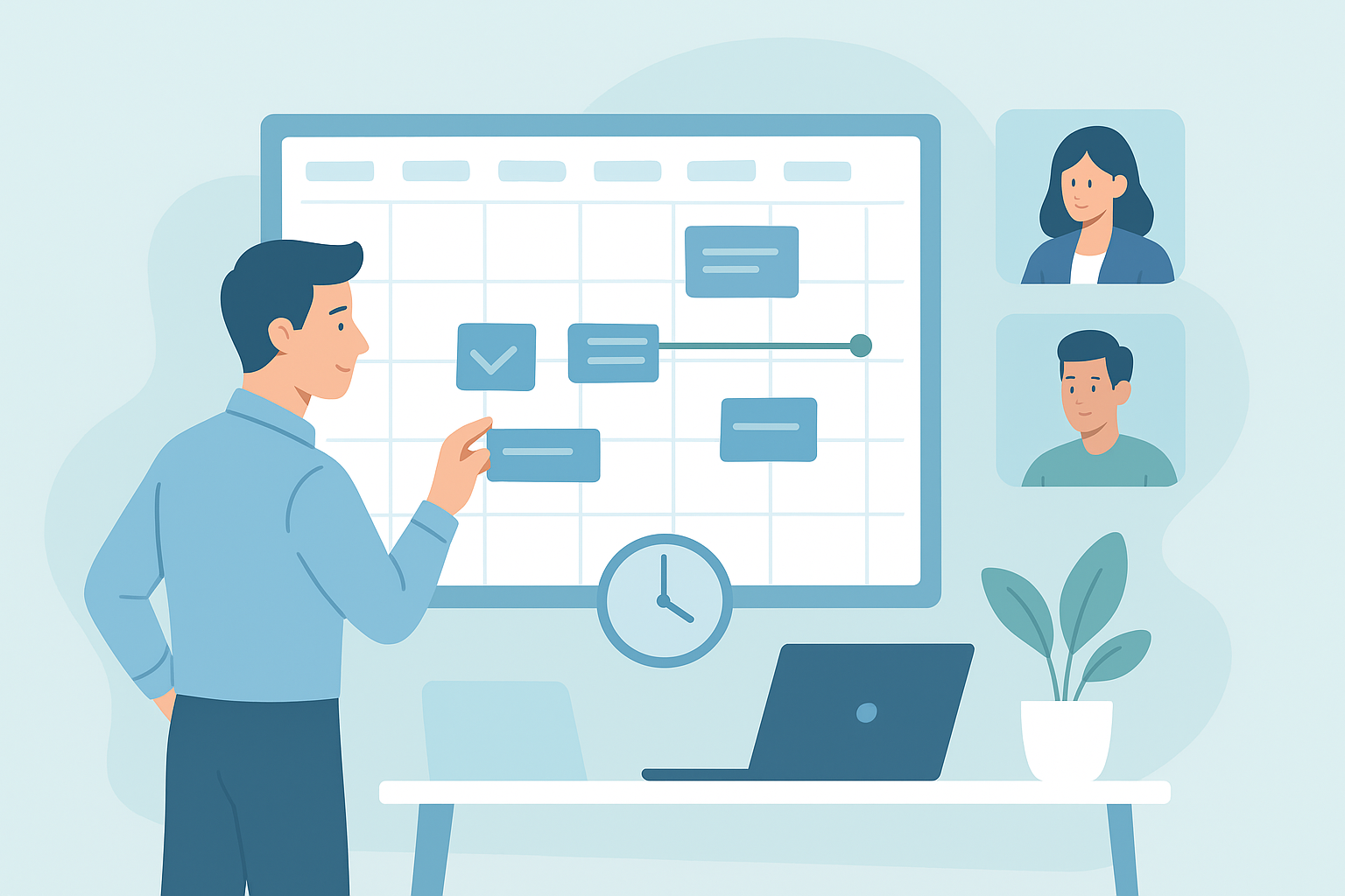 Time management templates project organization